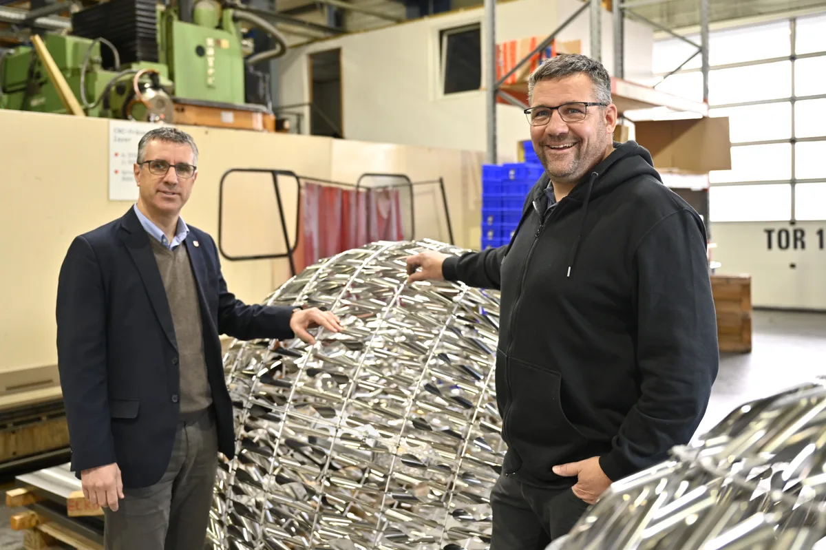 Besuch bei der Firma Qualicut in Volketswil.